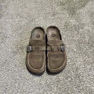 Birkenstock Buckley Clogs Gray Taupe